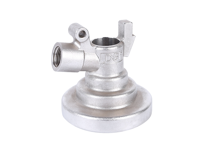 Stainless Steel Food Machinery Parts Castings Multi Port Fitting