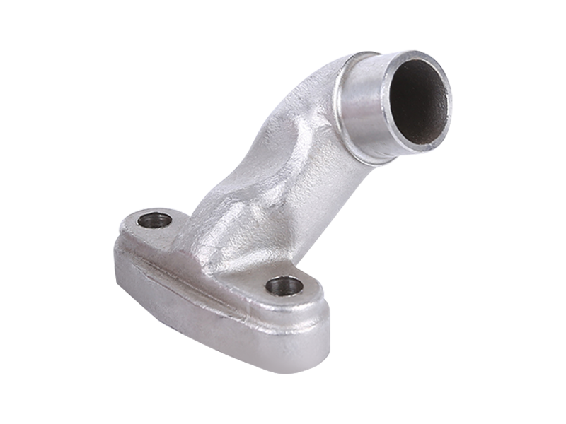 Stainless Steel Automotive Castings Flanged Mounting Connector